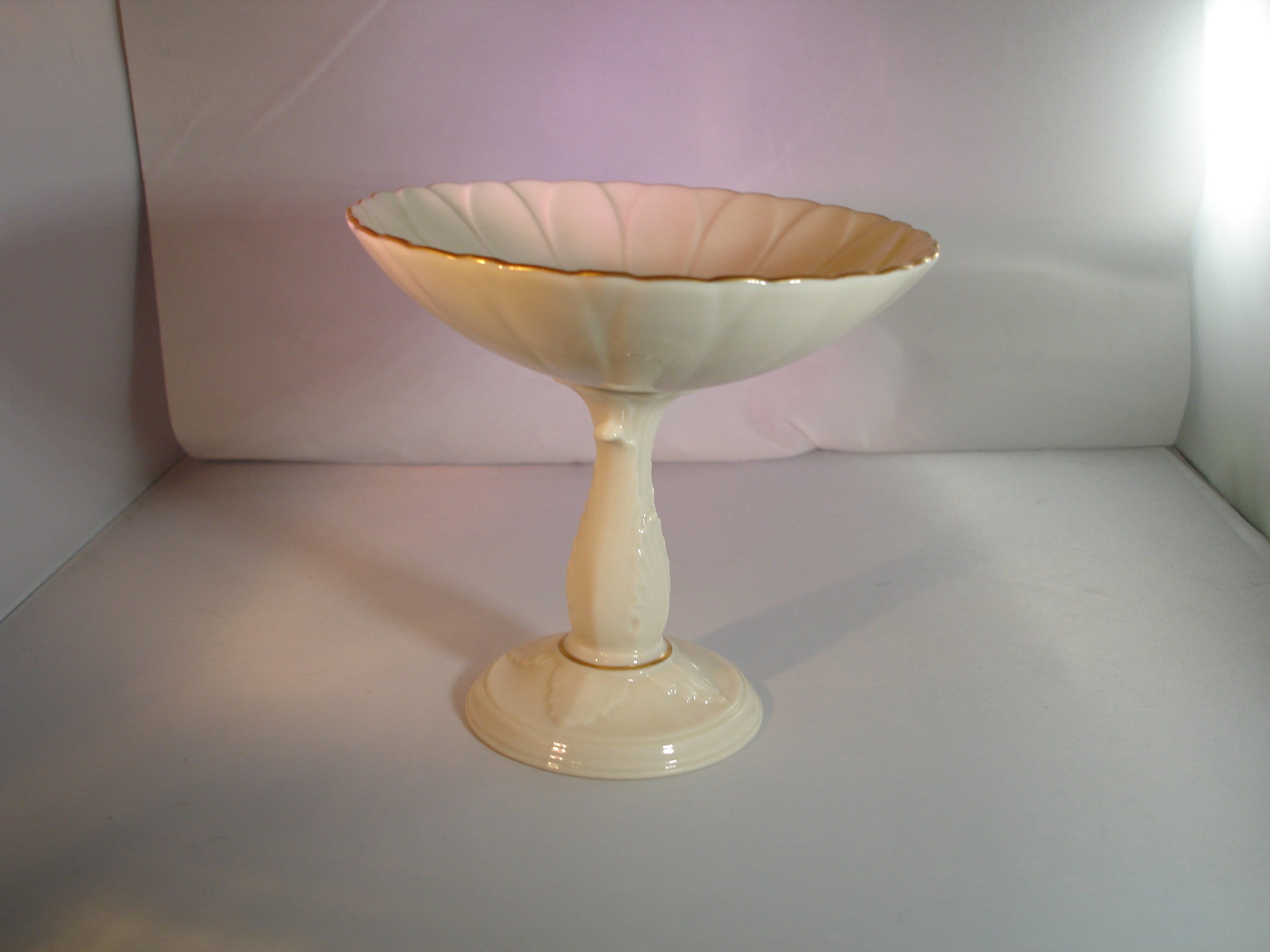 Lenox Gold-trimmed Pedestal Candy Dish - Etsy