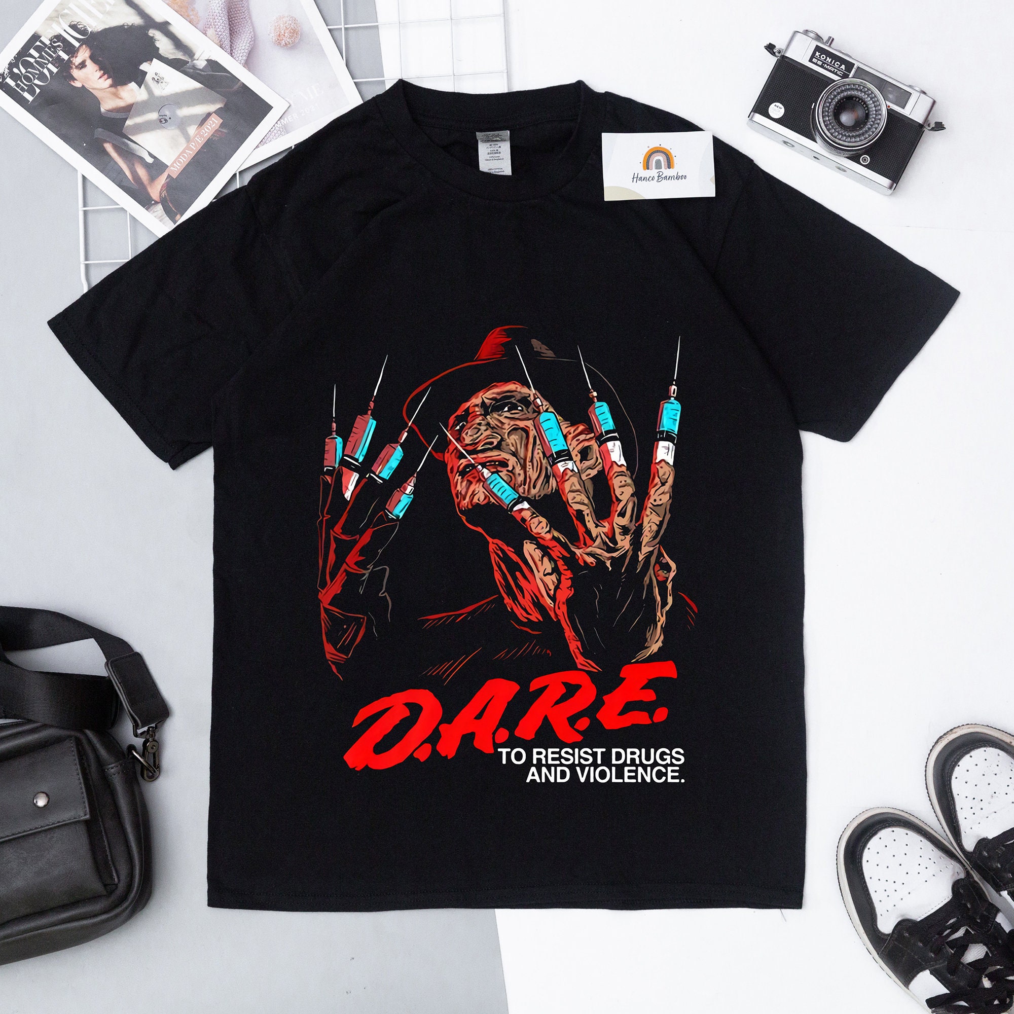 Freddy-krueger Dare Logo Designed Tee 