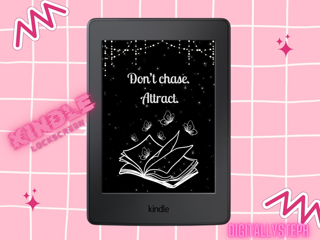 Kindle Lock Screen, Kindle Screensaver, Ereader Lock Screen, Butterflies, Affirmations Etsy