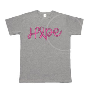 ESPOIR RIBBON SVG, SVG cancer du sein, lutte contre le cancer svg, svg ruban rose, espoir svg, fichier coupé, Cricut, Silhouette