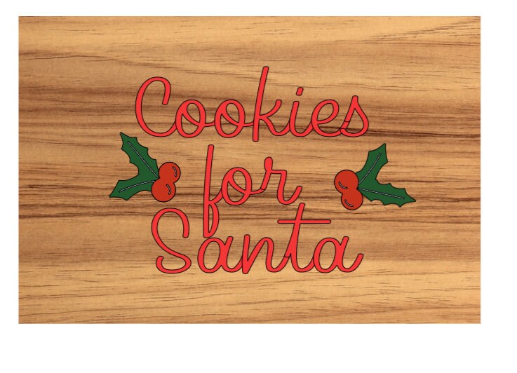 COOKIES FOR SANTA Svg, Santa Plate Svg, Christmas Plate Svg, Holiday