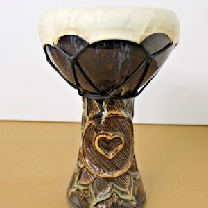 Full Circle Drums Ceramic Doumbek Hand Drum 12 tall 8 Diameter, Handmade in CA