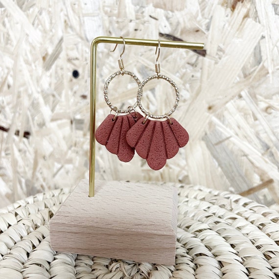 Handmade polymer clay earrings best sale
