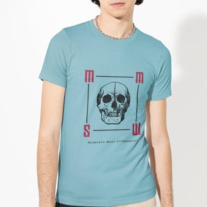 MMSW Skull | Bones T-Shirt | Skelton | Grim Reaper | Memento Mori Streetwear | Men and Women Unisex T-Shirt
