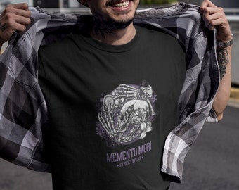 Skull Garden / Skull Gift / Skeleton T-Shirt / Memento Mori Streetwear / Camiseta Unisex para Hombres y Mujeres