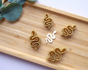 Snake clay cutter, Snake earrings, Snake jewelry, Snake cookie cutter, Earing making tools, Cookie cutters, Fondant cutter, Hair clip cutter