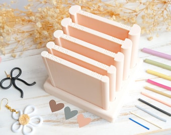 Polymer Clay Hoop Strip Roller Thickness Guide Set - Gradient Blending Tool for Jewelry Making Earrings