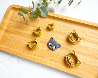 Chococat Polymer Clay Cutter, Cat Polymer clay cutter, Cat earrings, Earring clay cutter, Sanrio Character Clay cutter