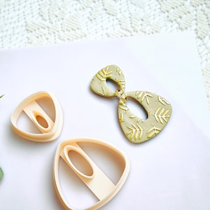Polymer Clay Earring Cutters: Modern Organic Shapes, 3D Printed