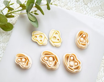 Boho Butterfly Polymer Clay Cutter Set | 3D Printed Double-Sided Tools for Jewelry Making & Earring Crafts