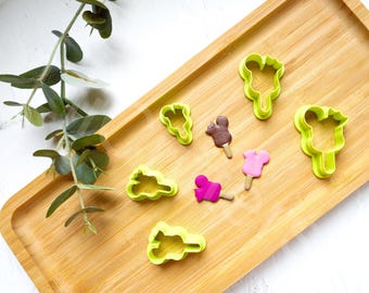 Mouse Ice Cream Polymer Clay Cutter: Earring & Cookie DIY