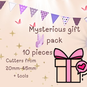 Polymer Clay Ausstechform & Werkzeug Überraschungsbox: 20-teiliges Bastelset