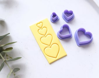 Heart clay cutter / Polymer Clay Cutters / Jewellery Tools / Earring Making / Clay Tools / Valentine earring cutter / Earring making tool