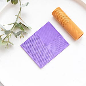 Geometric Lines Clay Roller, Three Lines Pattern Clay roller, Seamless Clay texture, Clay pattern roller, Earring making tool