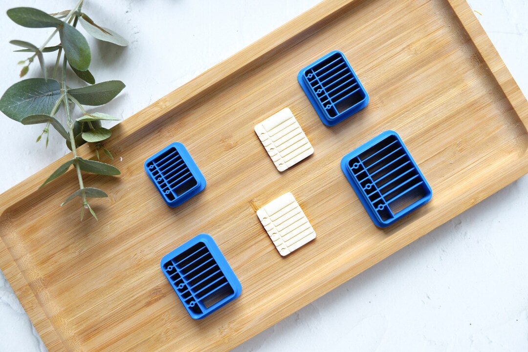 Paper Notebook Polymer Clay Cutter, Embossed Clay Cutter Cutter, Imprint Clay Cutter, Scallop