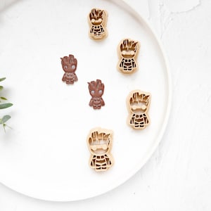 Baby Groot Clay Cutter: Guardians of the Galaxy Earring Tool