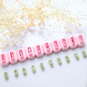 Miniature Book Clay Cutter Set: 3D Printed Polymer Clay Earring Craft - 10pc
