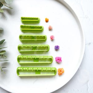 3D Printed Flower Clay Cutters: Rose Polymer Clay Tool
