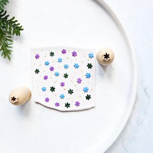 Micro Snowflake Polymer Clay Cutter, Mini Clay cutter set, Festival cutter, Earring making tool, Clay cutter set, Micro Earring Cutters