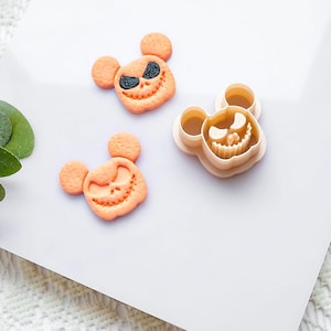 Spooky Pumpkin Halloween Polymer Clay Cutter, Pumpkin Earrings, Spooky jewellery accessories , Thanks Giving Mold, LiiCutters