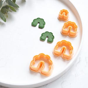 Scallop Arch Clay Cutter: Polymer Clay Earring Tool