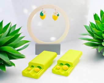 Lemon Bead Roller for Polymer Clay: Fruit Earring Making Tool