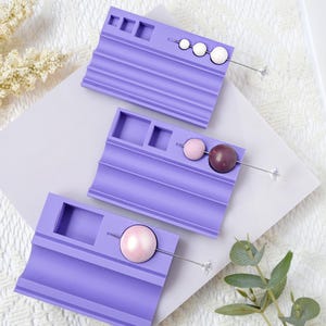 Polymer Clay Bead Roller: Round Bead Shaping Tool with Piercing Needle