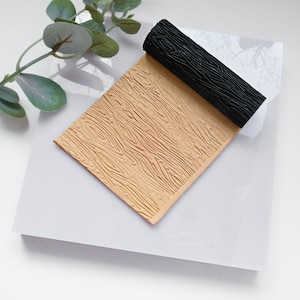 Wood Pattern Clay Roller Seamless Texture Tool for Polymer Crafts Jewelry Making