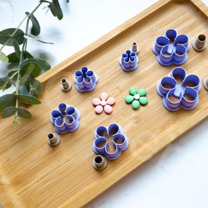 Daisy Blume Ausstechformen: Sommer Ohrringe DIY - 6 Größen