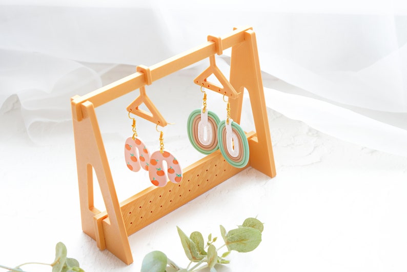 Earring Hanger, Earring Display, Earring Stand, Earring Holder, Jewellery Display, Clothing rack for earrings, Hanger Earring Stand image 7