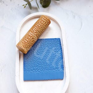 Animal Print Clay Texture Roller: Polymer Clay Tool