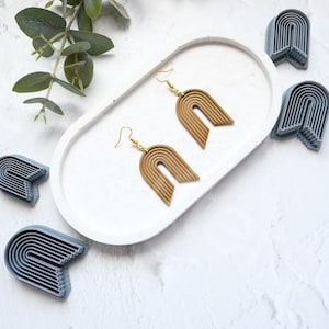 Asymmetric Arch Earring Cutter: Polymer Clay Cutters