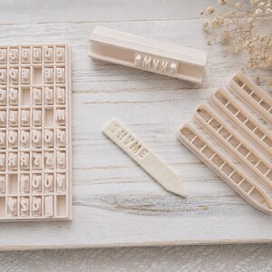 Plant Sign Builder Kit | Custom Garden Plant Markers | Reusable Herb Labels with 8mm Alphabet 3D Printed PLA Plant Stakes | Gardening Gift image 4