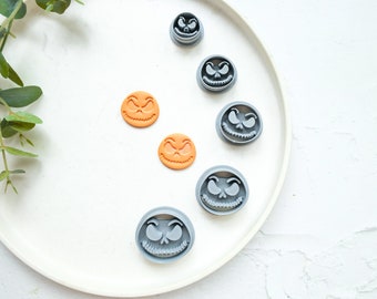 Jack Halloween Clay Cutter, Clay Earring Making tool, Halloween Clay Cutter, Spooky Halloween Clay Cutter, Fall Polymer Cutter