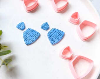 Trapezoid Clay Cutter: Geometric Earring Making Tool