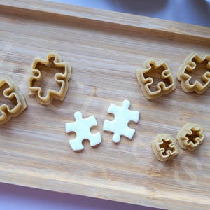 Puzzle Polymer Clay Cutter, Sugar cookie cutter, hair clip cutter, Puzzle piece cutter, Jewelry earring making tool, Fondant cutter