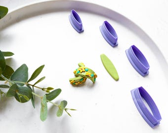 Huggie Hoop Polymer Clay Cutter: Geometric Earring Making Tool