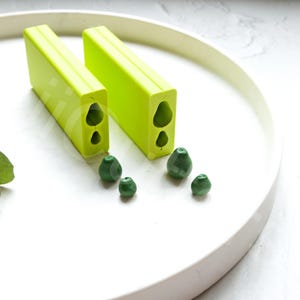 Avocado Bead Roller: Polymer Clay Earring Making Tool