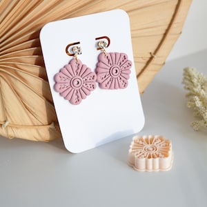 Flower Clay Cutter: Sharp Edge Polymer Clay Tool for Earrings