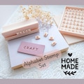 Alphabet Letter Stamp Set with Handle for Clay Pottery Ceramic Polymer Crafting Tools product logo
