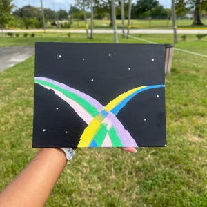 Arte hecho por humanos / 100 % hecho por humanos / Arte creado por humanos / Pintura acrílica / Pintura hecha por humanos / Pintura hecha a mano
