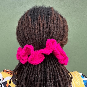 Crochet Scrunchie | Scrunchie | Hair ties | Ruffled Scrunchie | Handmade Scrunchie | Hair Accessories | Girly Accessories | Cute Accessories