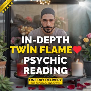 Twin Flame Psychic Reading, Twin Flame Tarot Reading, Same Hour Tarot Reading, Find Your Soul Connection, Deep Love Guidance, Medium Insight