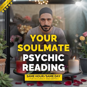 Soulmate Reading Name and Zodiac, Same Hour Reading, Love Psychic Reading, Love Connection Energy, Accurate In-Depth Psychic Reading