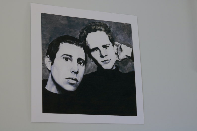 Simon and Garfunkel Bookends Album Cover Watercolor Art Print Etsy