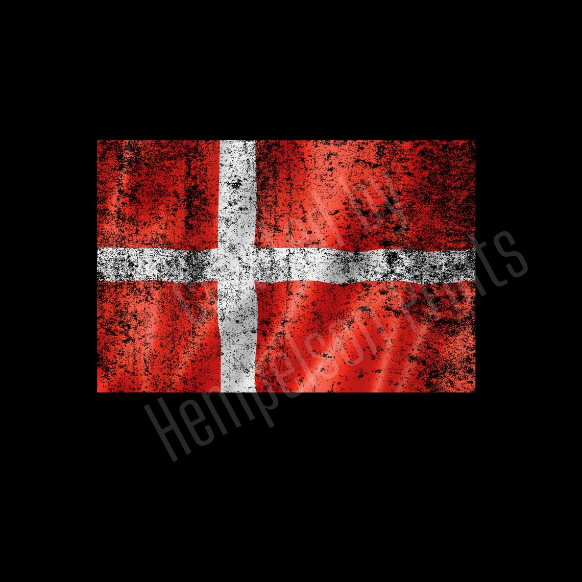 Bundle of 5 Danish Flags , Distressed Grunge Retro Denmark Flag Png ...
