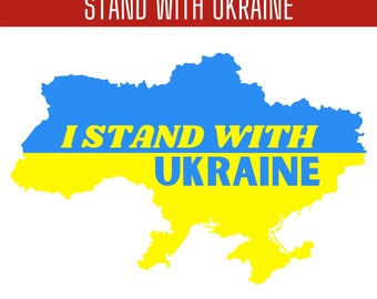 I Stand with Ukraine,Pray for UKRAINE, Freedom for Ukraine PNG SVG , Ukrainian flag, Peace for Ukraine , Instant Download, downloadable