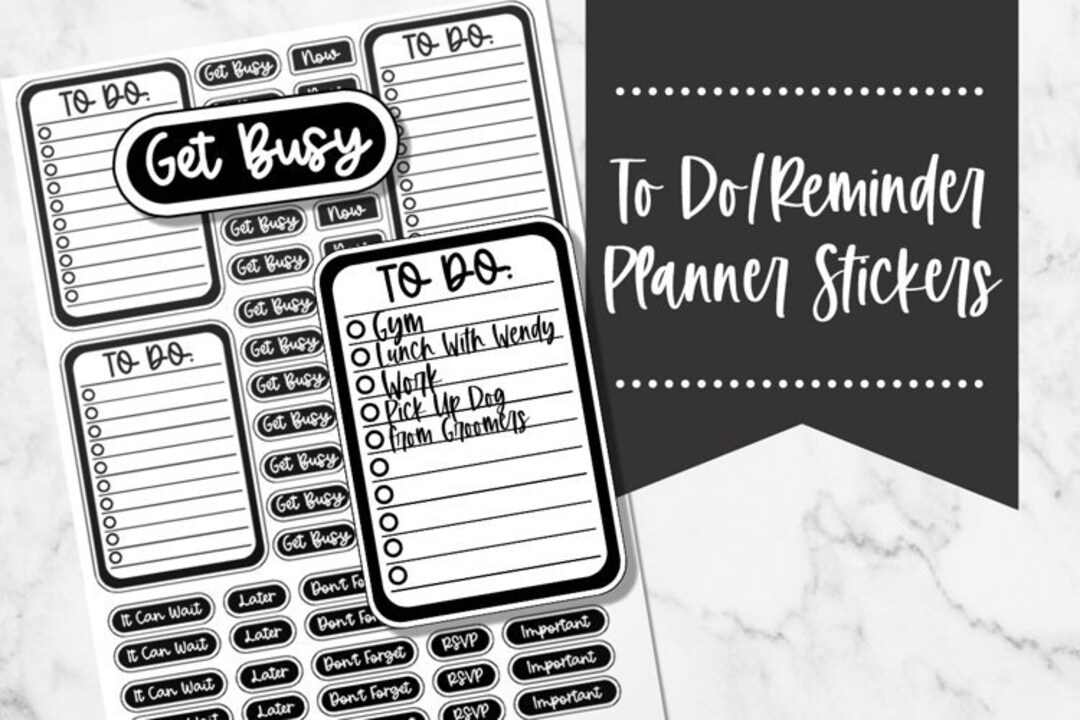 To Do Request Sticker To Do Planner/stickers - Etsy
