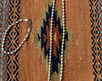 Choice of sterling silver twisted rope necklace/bracelet