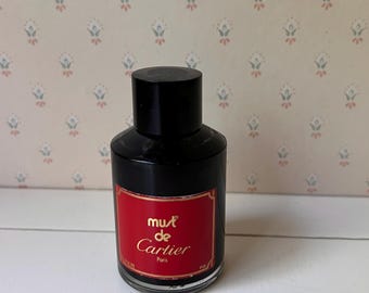 Bouteille d'encre fontaine Cartier des années 2000